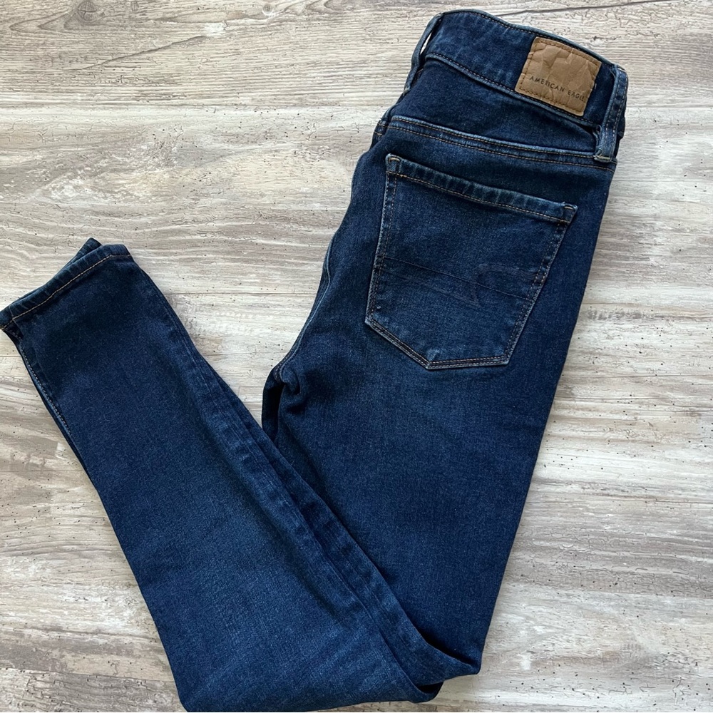 American Eagle Outfitters Dark Wash Dream High Rise Jegging